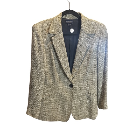 Anne Klein Textured Gray Blazer - Picture 3 of 9